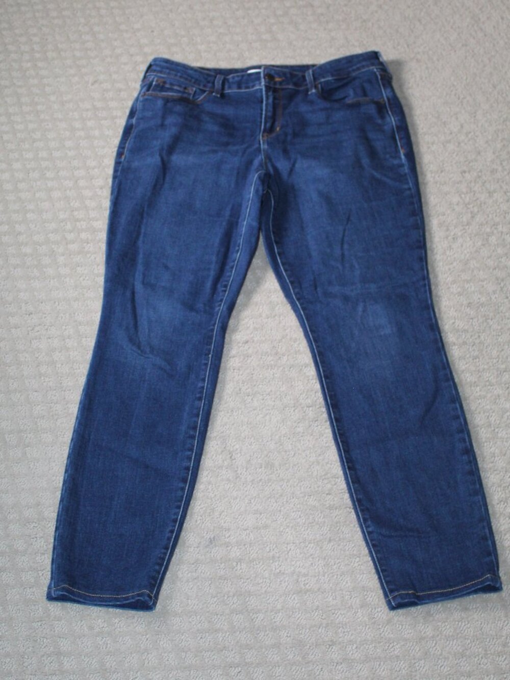 Old Navy Size 12 Pop Icon Skinny Blue Mid Rise Jeans